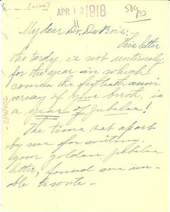 Letter from Georgia Swift King
