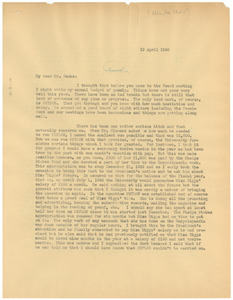 Letter from W. E. B. Du Bois to W. R. Banks