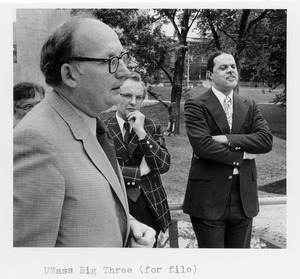 Robert C. Wood with Robert Gage and Randolph Bromery