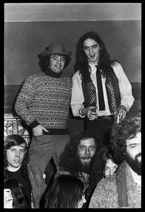 Joe Spadafora (left) with James Montgomery, at the opening of Club Zircon