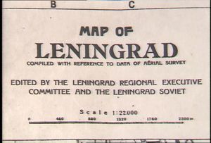 Maps of Leningrad