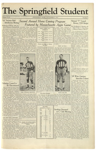 The Springfield Student (vol. 18, no. 5) November 4, 1927