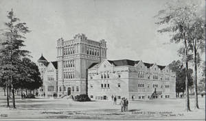 Edward Lippincott Tilton Architectural Drawing of Judd Gymnasia, c. 1910