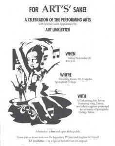 Performing arts celebration flier (1992)