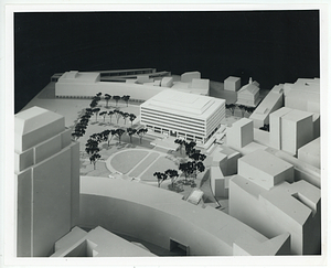 Proposed architectural model for Boston City Hall