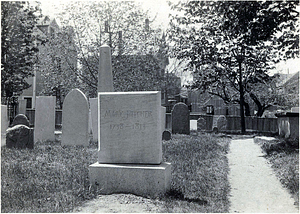 Western Burying Ground : Moll Pitcher grave