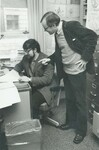 Suffolk University Professors Kenneth Greenberg (CAS) and John Cavanagh (CAS), photograph, 1980