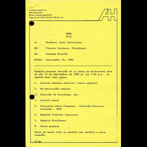 Meeting materials for September 24, 1980.