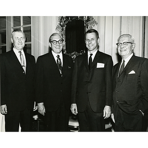 Four men posing at the "BCA Board Members Conference, Nov 1968"