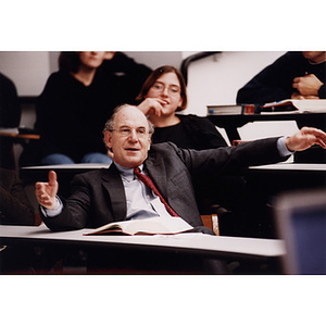 School of Law Professor Stephen Subrin teaching a class - Digital ...