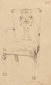 Chippendale-style Arm Chair