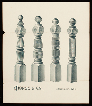 Morse & Co., spindles, Bangor, Maine
