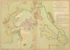 A Plan of Boston, and its Environs shewing the true Situation of His Majesty's Army