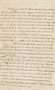 Letter from Hannah Winthrop to Mercy Otis Warren, 22 October 1777