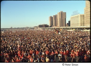 MUSE concert and rally: view of demonstrators at No Nukes rally