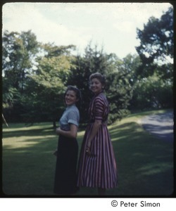 Lucy (left) and Joanna Simon