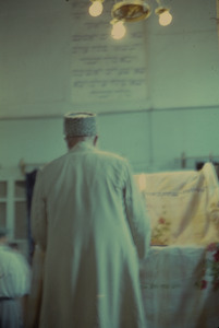 Jewish man in a temple