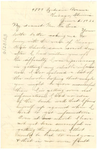 Letter from Mildred Bryant-Jones to W. E. B. Du Bois