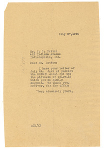 Letter from Crisis to J. C. Patton