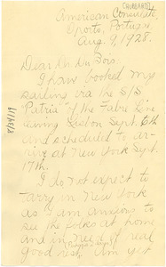 Letter from Lillie Maie Hubbard to W. E. B. Du Bois