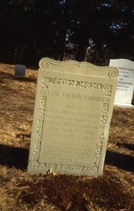 Sleepy Hollow Cemetery (Concord, Mass.) gravestone: Emerson, Ellen Tucker (1880-1921)
