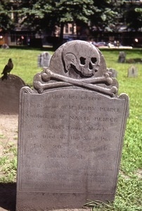 Granary Burying Ground (Boston, Mass) gravestone: Peirce, Mary (d. 1776)