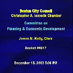 Committee on Planning and Economic Development hearing (part 1)