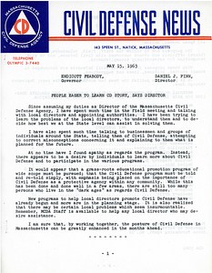 Civil Defense News, May 15, 1963