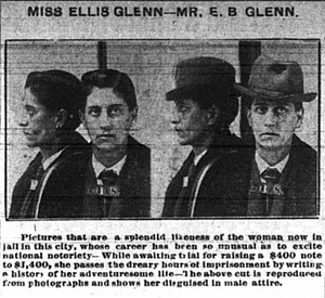 Miss Ellis Glenn––Mr. E. B Glenn