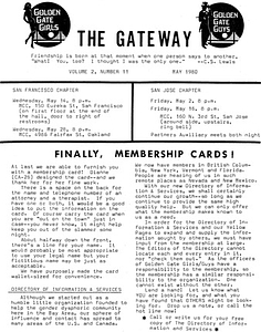 The Gateway Vol. 2 No. 11 (May, 1980)