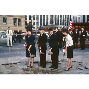 Groundbreaking Ceremony Speare Hall, April 1963