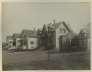 View of Four Houses: Melrose, Mass.