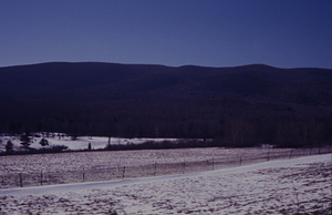 Northwest Hill winter panorama 5. West view.