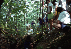 Alumni reunion hike to Williams Caves, Pownal, VT.