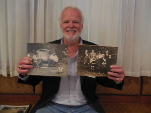 John Grimes at the Irish Immigrant Experience Mass. Memories Road Show