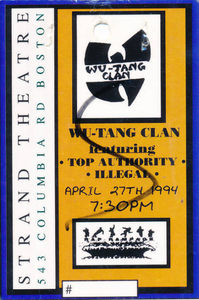 Wu-Tang backstage pass
