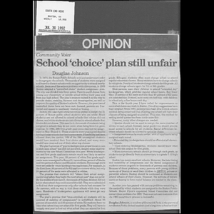 School 'choice' plan still unfair.