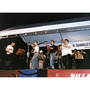 Band performing at the 1999 Festival Betances.