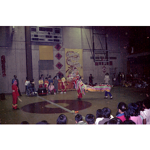 Performers at a Chinese Progressive Association New Year's event