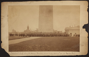 Massachusetts Society, Sons of the American Revolution Annual Meeting group portrait, Charlestown, Mass., Apr. 19, 1891