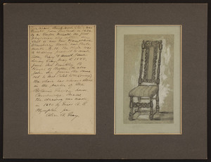 [Chair, Carved, Cane-back beechwood.]