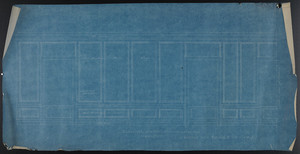 Elevation Toward Windows (Developed), Chamber Over Dining Room (2nd fl.), undated