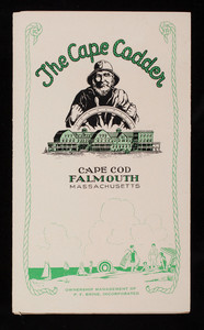 The Cape Codder brochure and letter