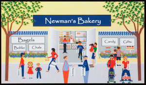 Business card for Newman's Bakery, 252 Humphrey Street, Swampscott, Mass., undated