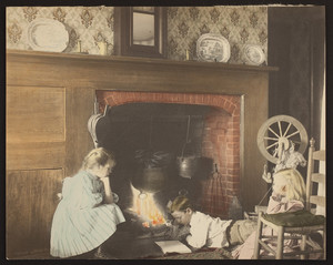 Interior view of the Mead House, Greenwich, Conn., ca. 1914