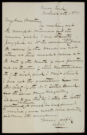 Admiral Silas Casey to Thomas Lincoln Casey, March 6, 1883