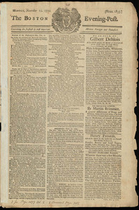 The Boston Evening-Post, 12 November 1770