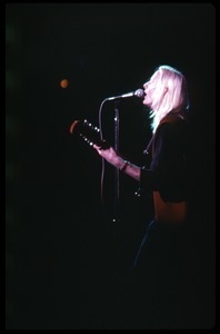 Johnny Winter in performance at the Woodstock Festival