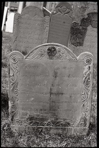 Gravestone of Nathaniel Potwine (1737) and Sarah Potwine (1739), Ancient Burying Ground