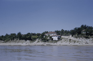 Washing clothing in the Danube